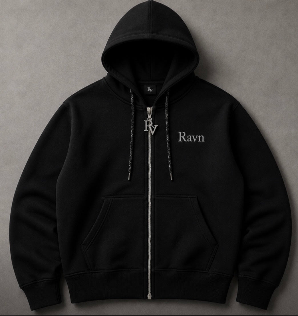 Ravn Zip Hoodie detalj