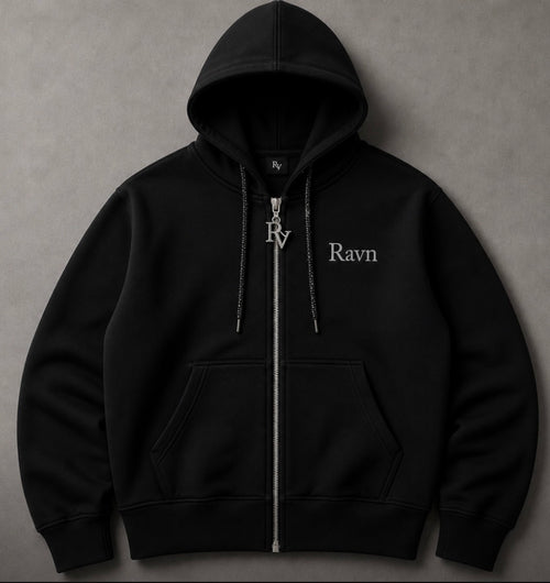 Ravn Zip Hoodie detalj