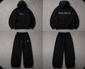 Ravn Hoodie – prednja i stražnja strana, crna